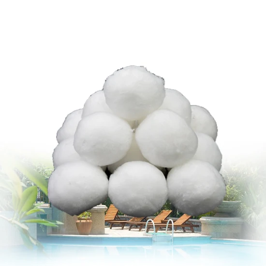 Aquarium Swimming Pool Polyester Fiber Filter Ball Media with 3micron Filtration Accuracy