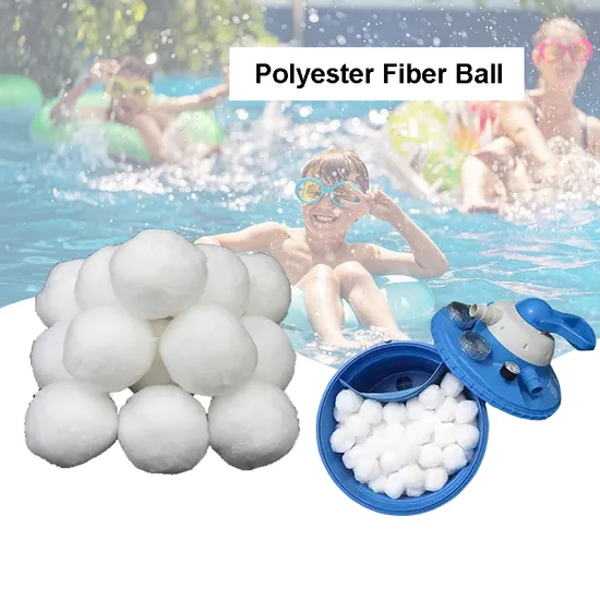 Polyester Fiber Ball Filter Media with 96% Porosity for Swimming Pool Water Treatment