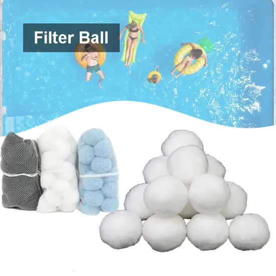 Pool Water Treatment Filter Balls 96% Porosity Polyester for Aquarium Pond 700g/bag