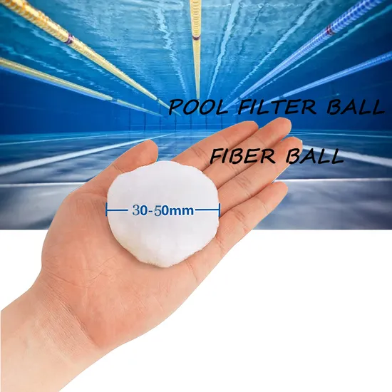 Teich Polyester Wasserfilterball mit 96% Porosität für die Schwimmbadfiltration