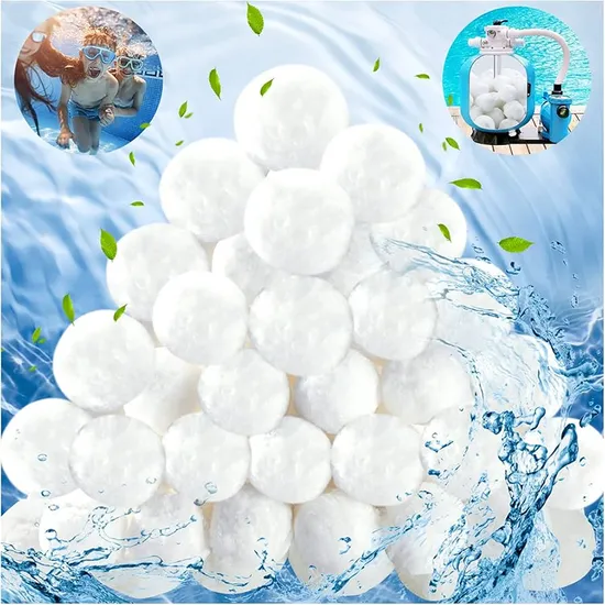 Low Loss Filter Media Fiber Balls with 96% Porosity for Pool Water Treatment
