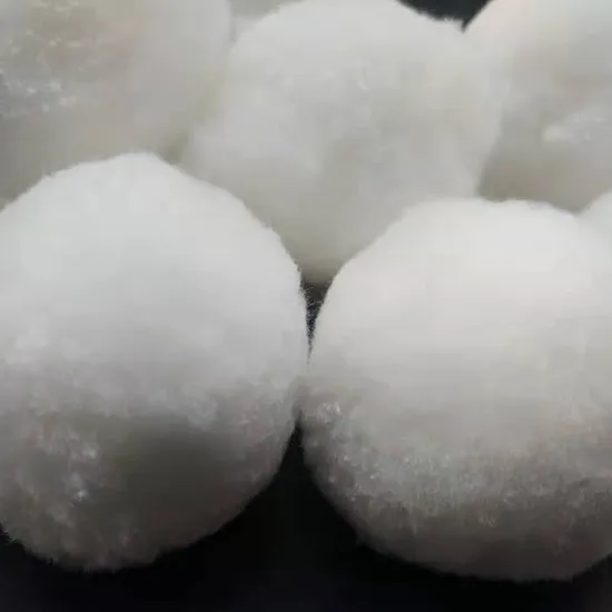 Polyester Hollow Filter Bio Ball Fiber for Chemical Engineering & Sewage Treatment