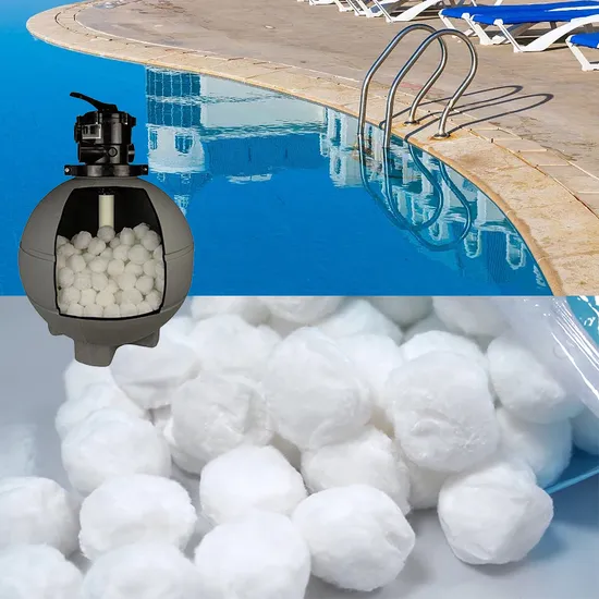 Polyester Fiber Ball Filter Media for Water Cleaning with 20-50m/H Filtration Velocity