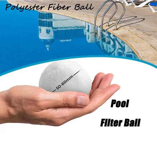 Swimming Pool Polyester Fiber Balls 700g Filter Media with CE ISO9001 SGS Certification