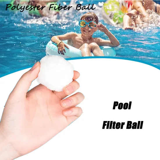 Outdoor Swimming Pool Polyester Filter Balls with 20-50m/H Filtration Velocity for Water Cleaning