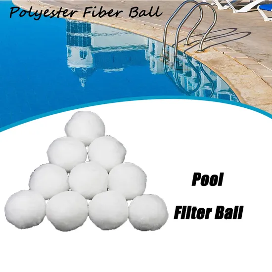 White Filter Ball Swimming Pool Cleaning Water Fiber Cotton Balls with 96% Porosity for Efficient Filtration