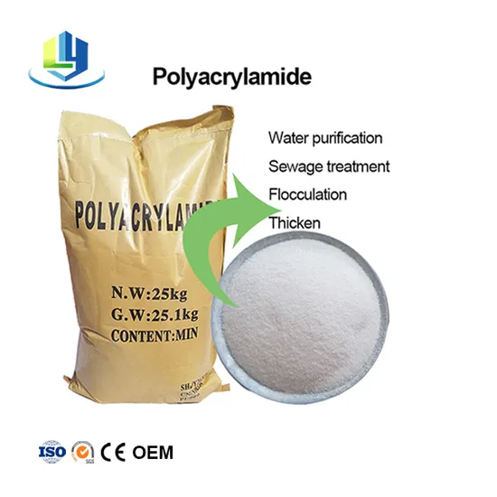 Polyacrylamide PAM for Sewage Treatment 88.5% Solid Content White Granulars 25kg/Bag - 4