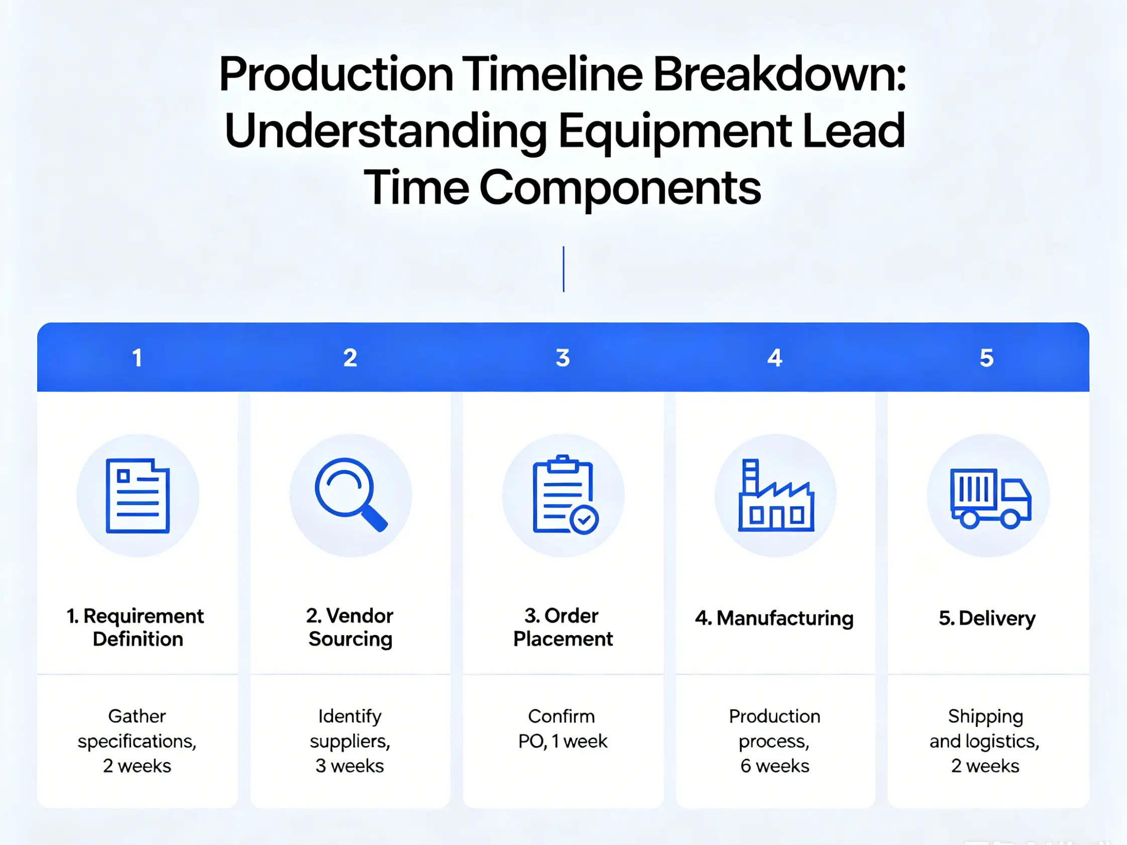 Production timeline breakdown